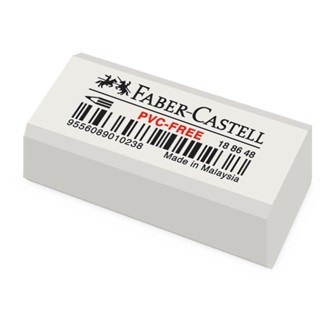 Faber Plastic Eraser Small PVC Free - Click Image to Close
